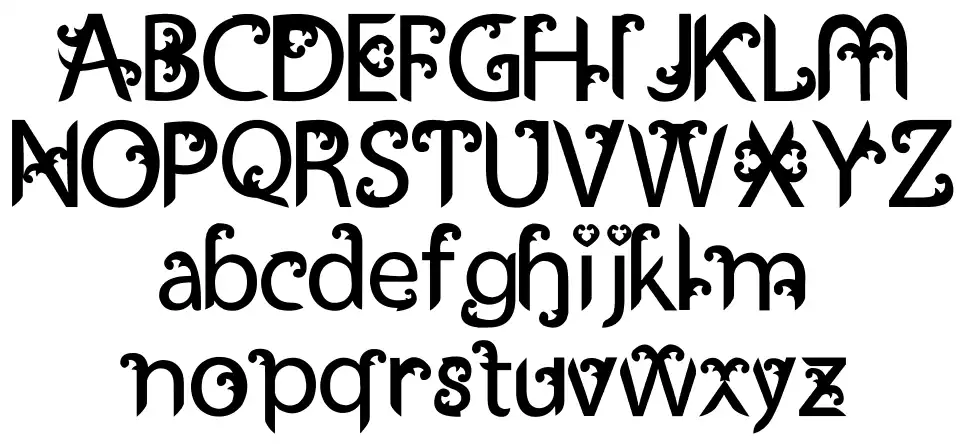 Ukiranfont specimens
