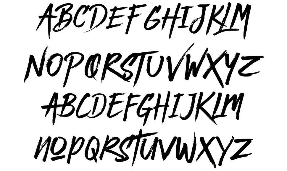 Ultimate Slayerfont specimens