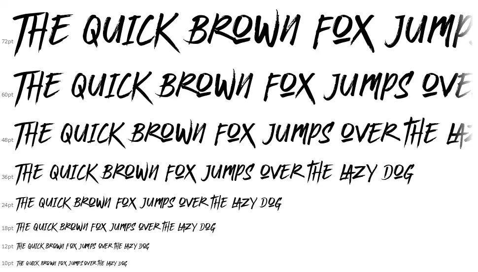 Ultimate Slayerfont waterfall
