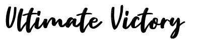 Ultimate Victory font
