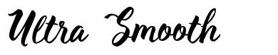 Ultra Smooth schriftart