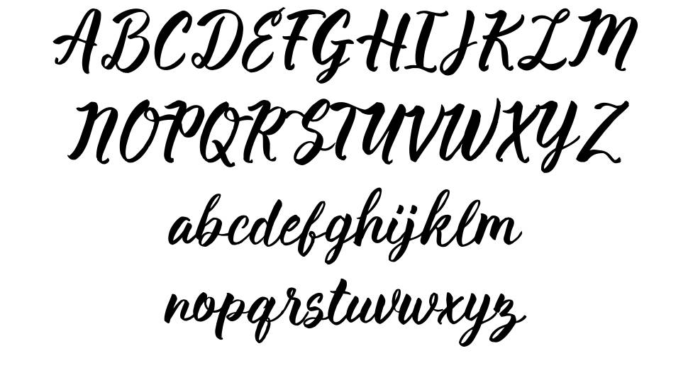 Ultra Smooth font Örnekler