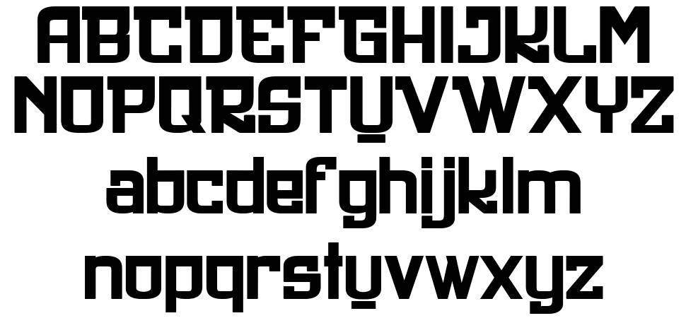 Ultra Style 1312 font specimens