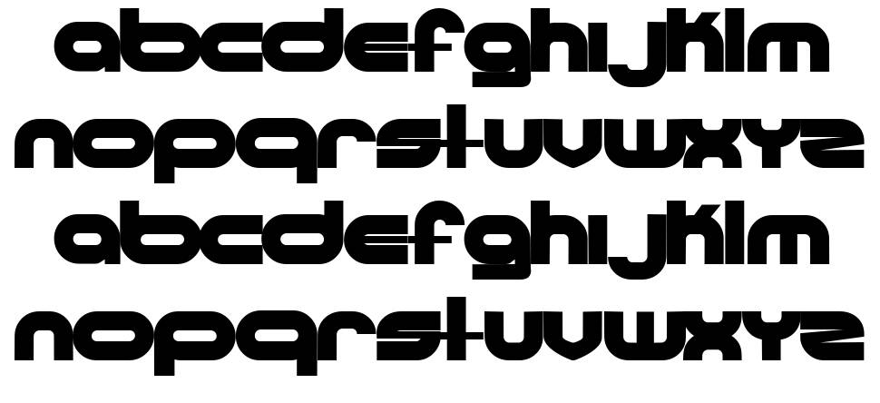 Ultraworld font specimens