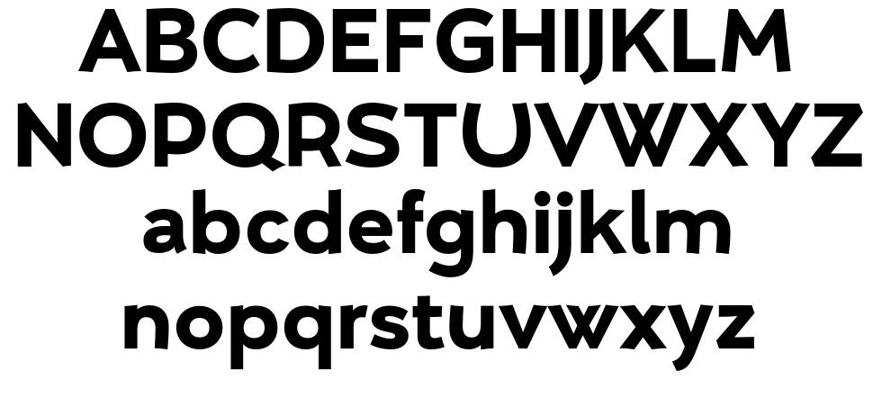 Umba Sans font specimens
