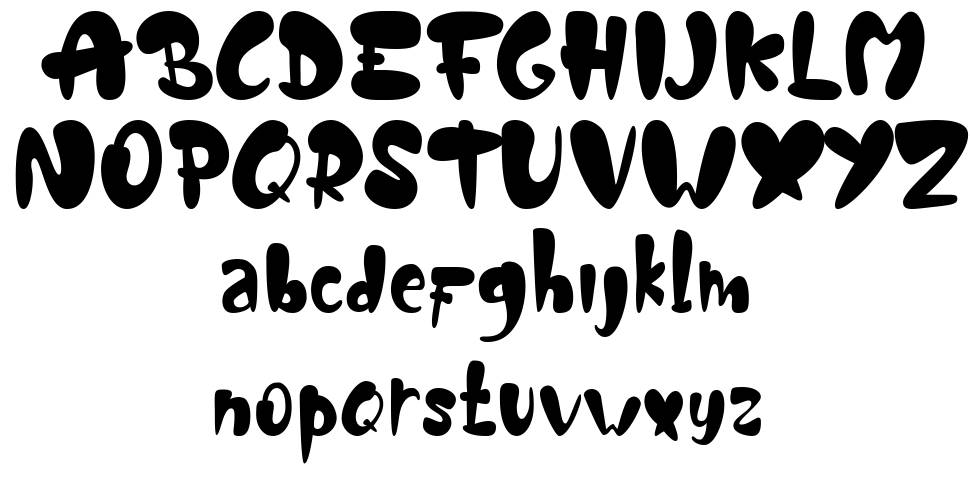 Umbridge font specimens