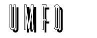 Umfo шрифт