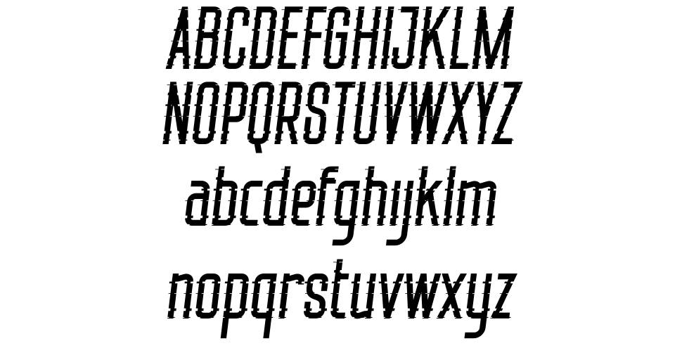 Uncracked font specimens