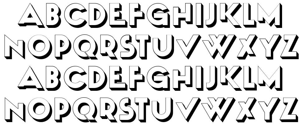 Uncut font Örnekler