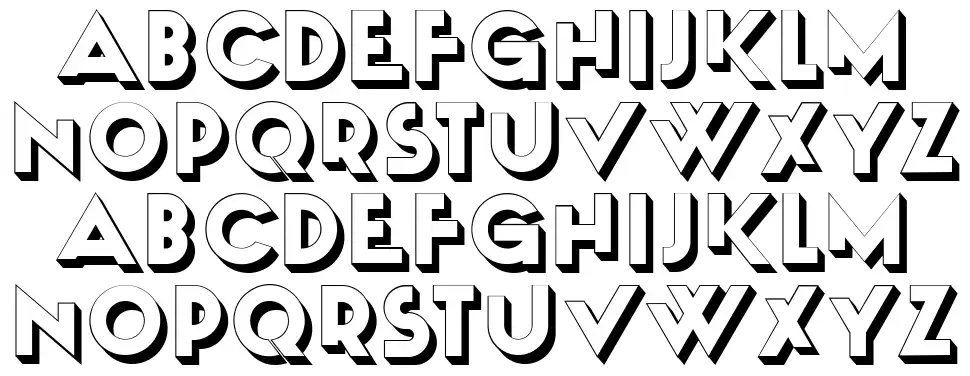 Uncutfont specimens