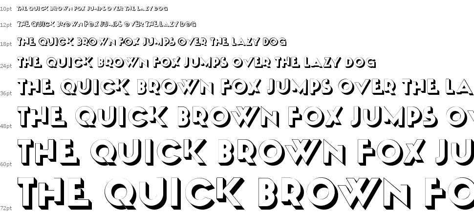 Uncut font Waterfall