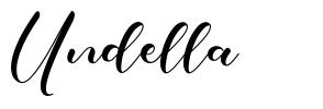 Undella font