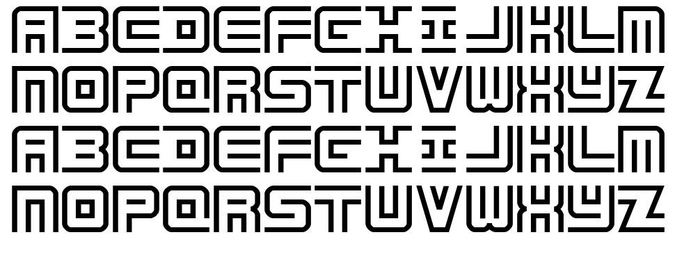 Undercover font specimens