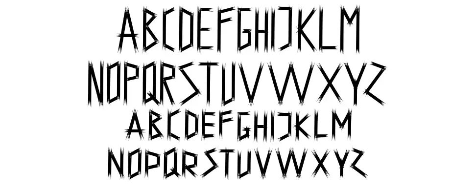 Undergodfont specimens