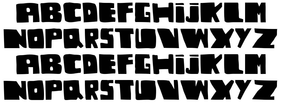 Undergramo font specimens