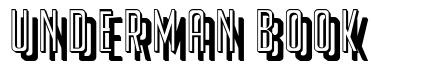 Underman Book шрифт