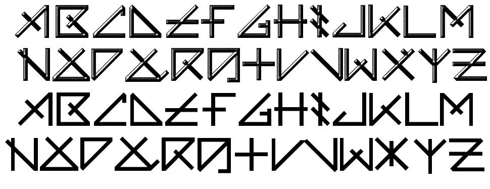 Unearthed font