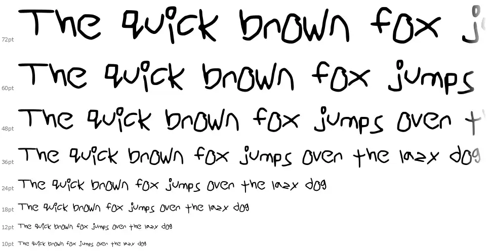 Unileftfont waterfall