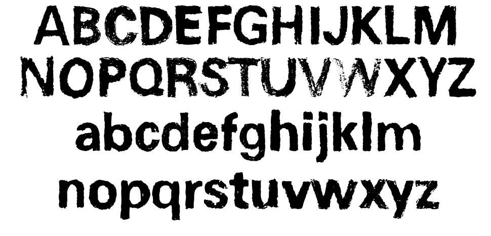 Unisketch 字形 标本