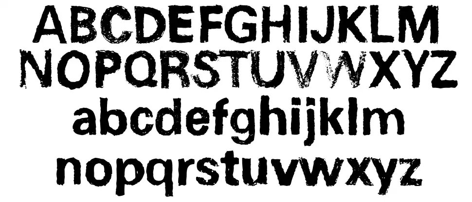 Unisketchfont specimens