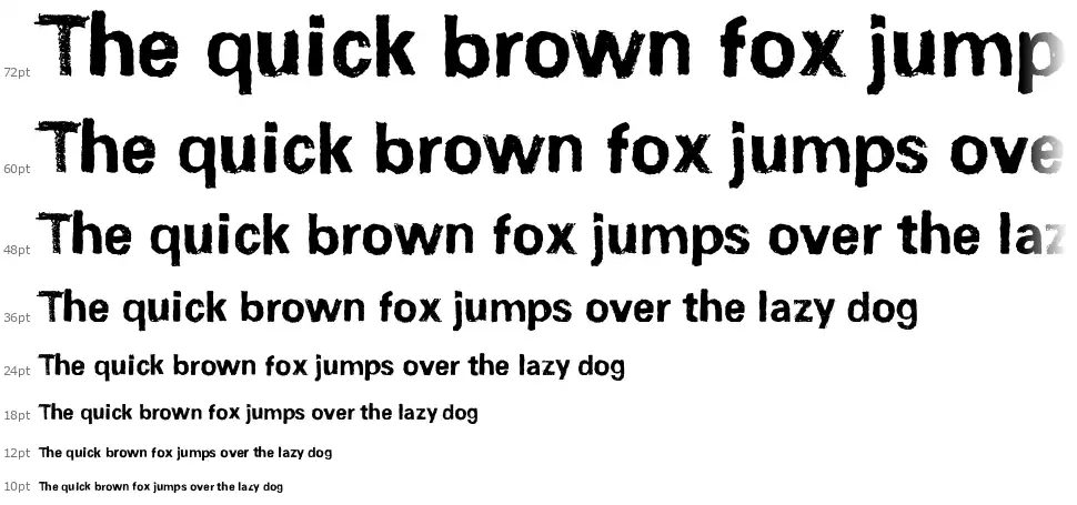 Unisketchfont waterfall