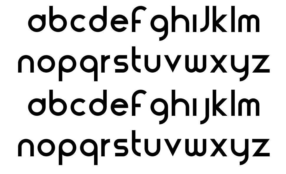 Unisono font Örnekler