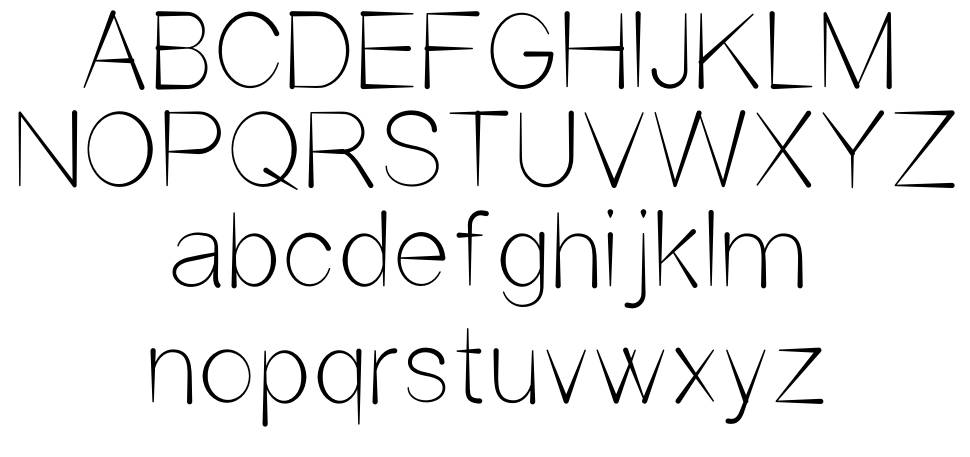 Unisono INK font Örnekler