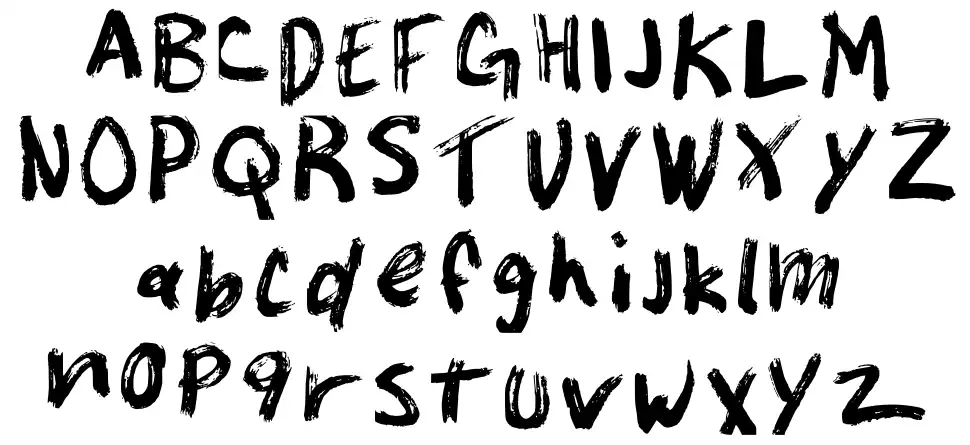 Unkempt Penmanshipfont specimens