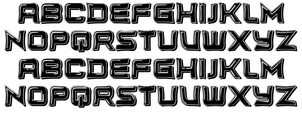 Unlimited font specimens