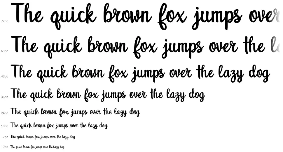 Unquestionifyfont waterfall