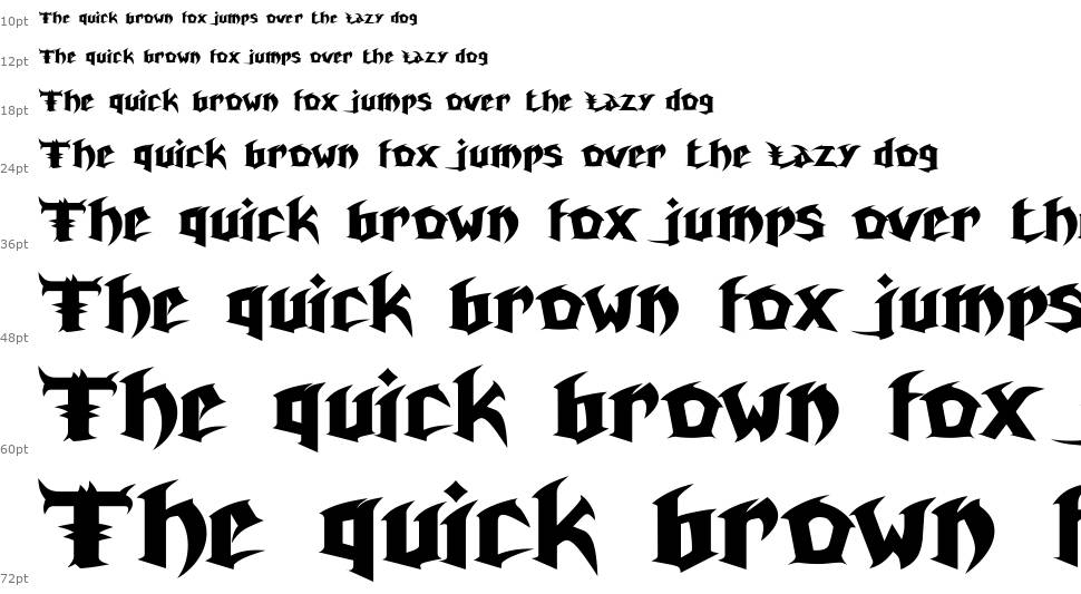 Unreal Tournament font Şelale