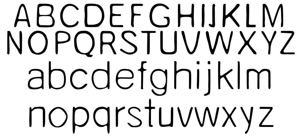 Unrulyfont specimens