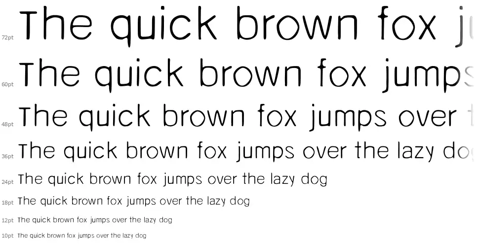 Unrulyfont waterfall