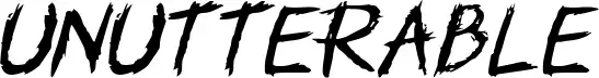 Unutterable