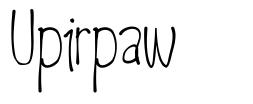 Upirpaw шрифт