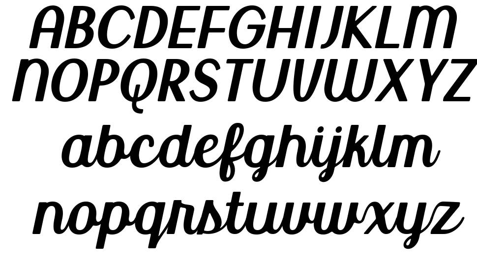 Uptown Market font specimens