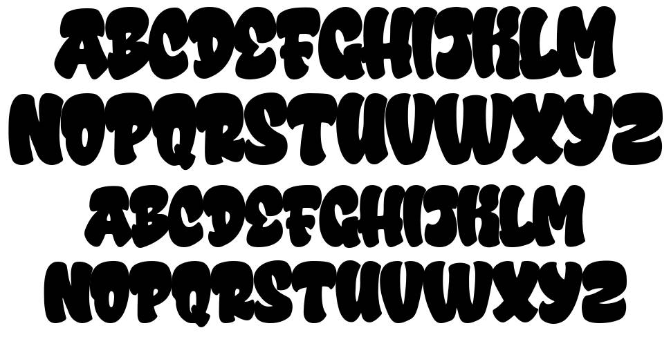 Urban Rebel schriftart Vorschau