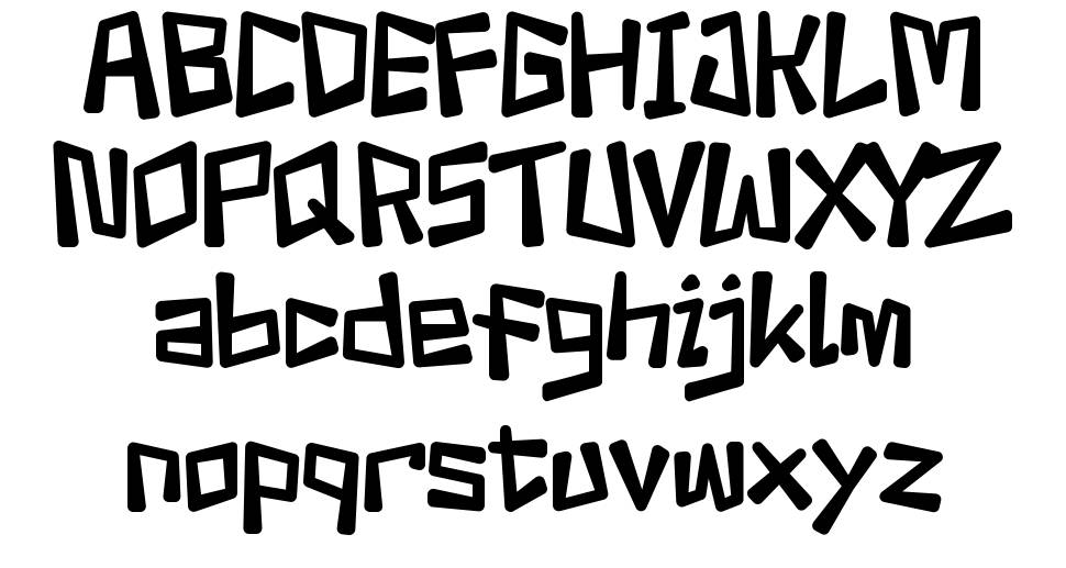 Urban Sketart font Örnekler