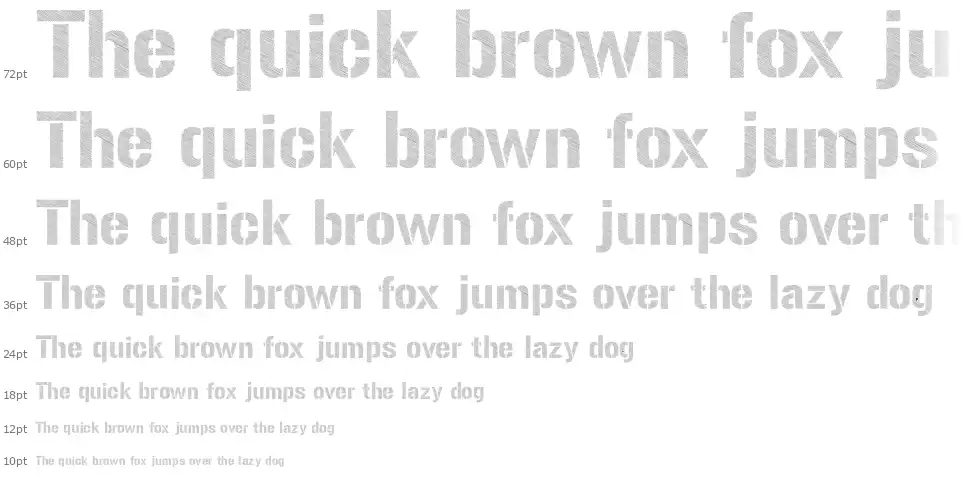 Urban Sketchfont waterfall