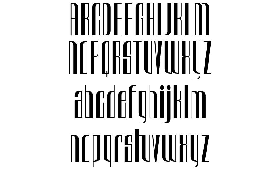 Urkelian-Regular písmo Exempláře