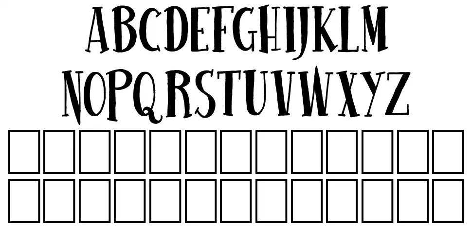 Usual Day One font specimens