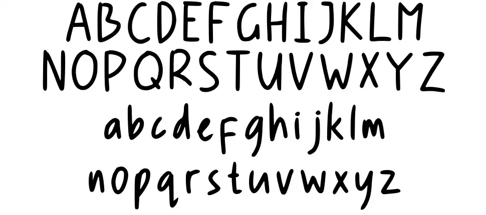 Uteas font specimens