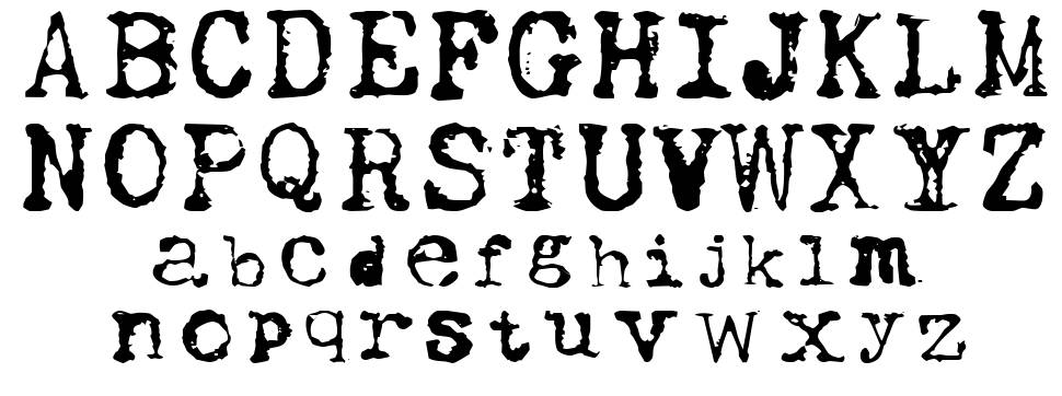 UWJack8 フォント 標本