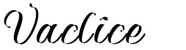 Vaclice шрифт