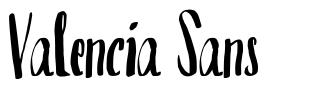 Valencia Sans шрифт