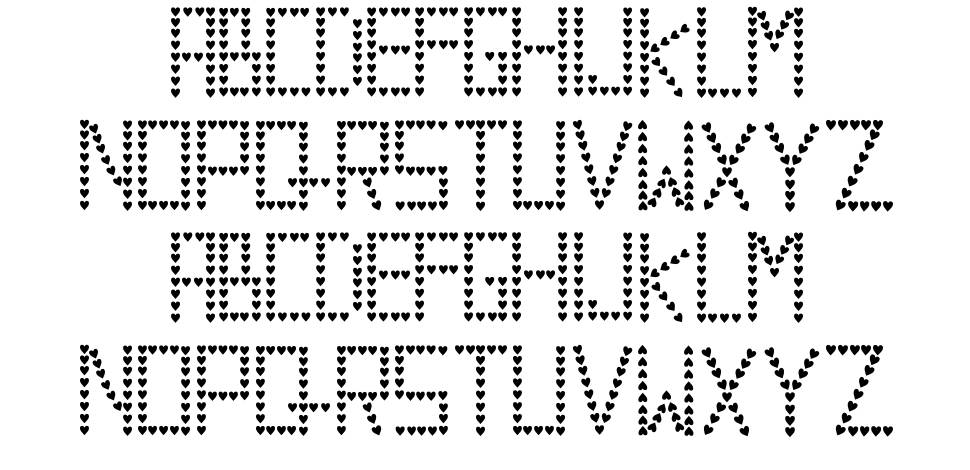 Valentine Radita font specimens