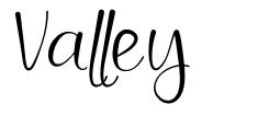 Valley font