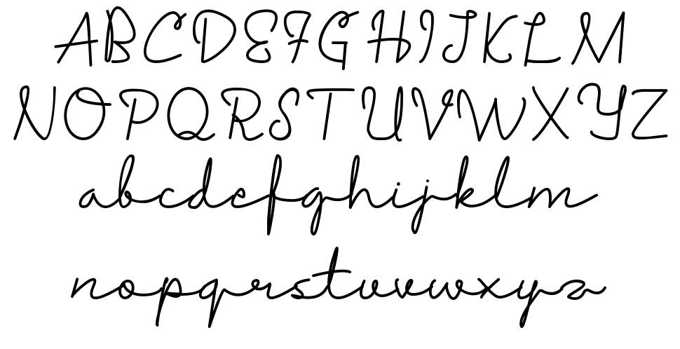 Valyrianth font specimens