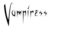 Vampiress шрифт