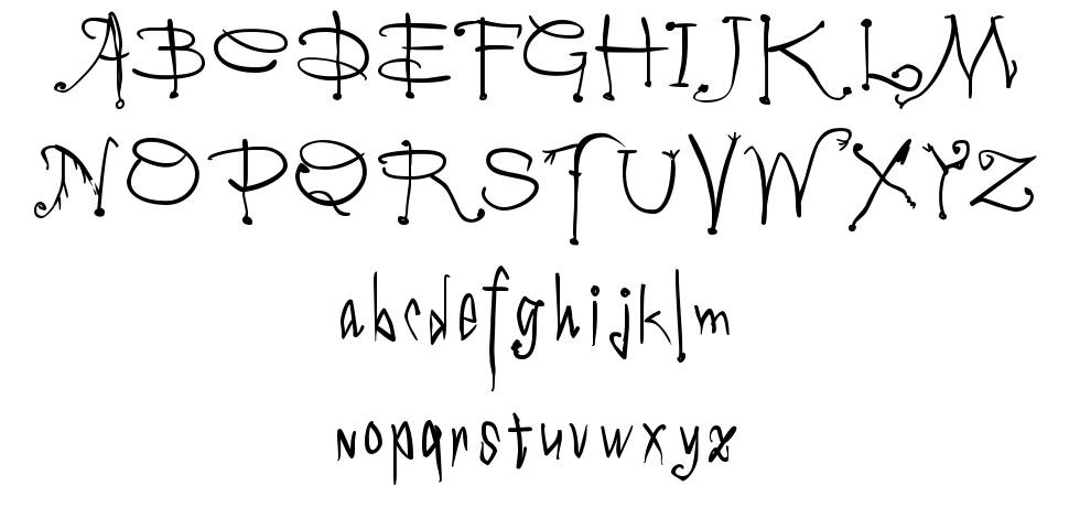 Vampyriqua font Örnekler
